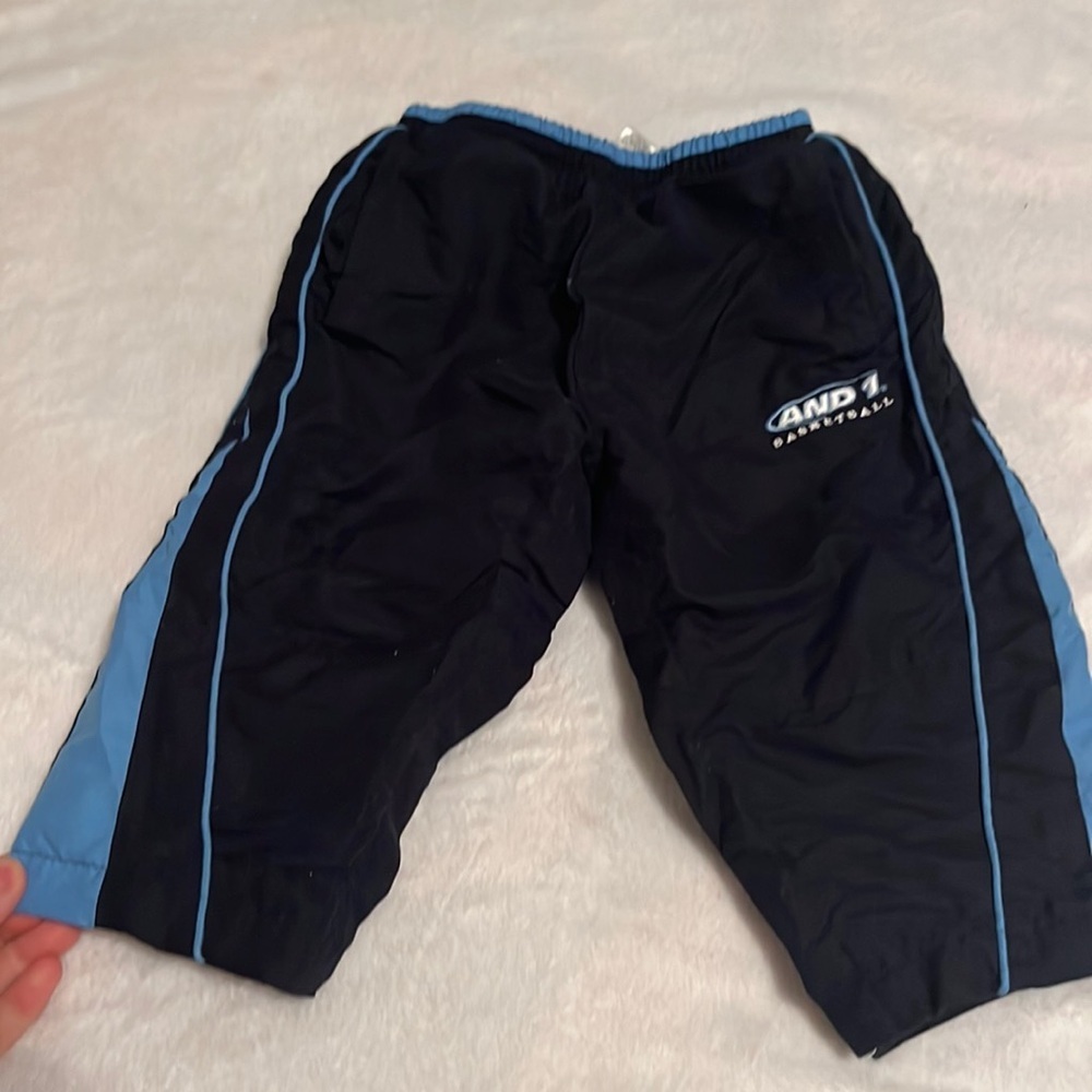 And1 basketball tear away athletic pants